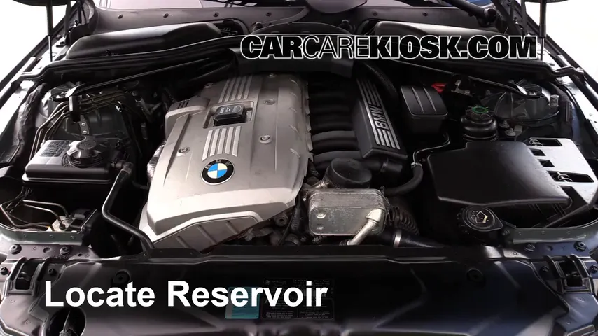 2006 BMW 530xi 3.0L 6 Cyl. Wagon Windshield Washer Fluid Add Fluid